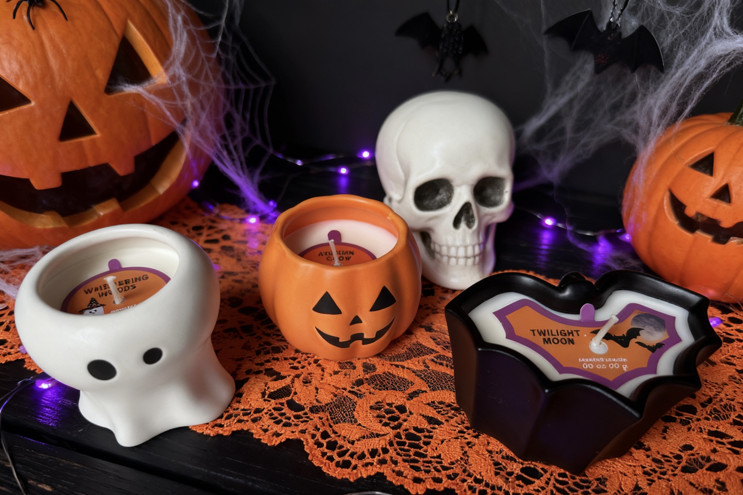 Halloween Ceramic Figure Candles (100g wax fill)